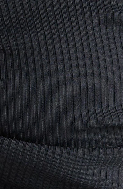 Montce Hayden Rib Bikini Top In Black Rib