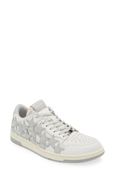 Shop Amiri Stars Low Top Sneaker In White Grey