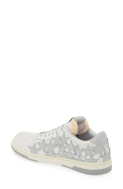 Shop Amiri Stars Low Top Sneaker In White Grey