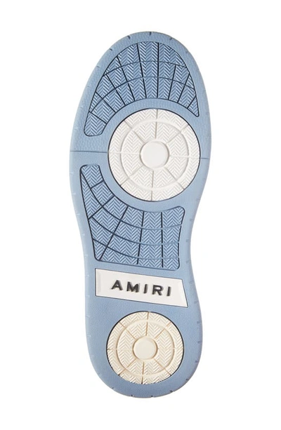 Shop Amiri Classic Logo Low Top Sneaker In White Blue