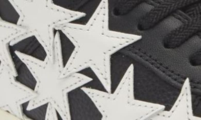 Shop Amiri Stars Low Top Sneaker In Black White