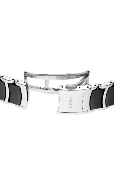Shop Rado Centrix Bracelet Watch, 39.5mm In Black