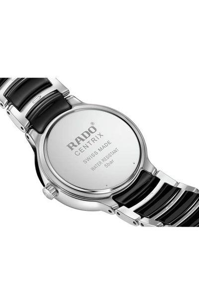 Shop Rado Centrix Bracelet Watch, 30.5mm In Black