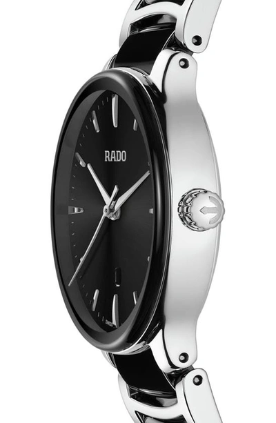 Shop Rado Centrix Bracelet Watch, 30.5mm In Black