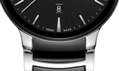 Rado Centrix Bracelet Watch, 30.5mm In Black