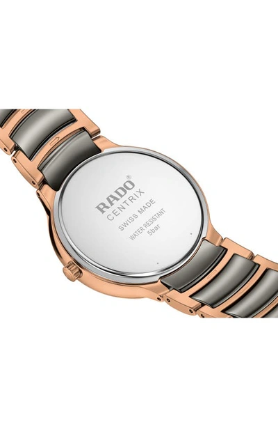 Shop Rado Centrix Bracelet Watch, 39.5mm In Silver
