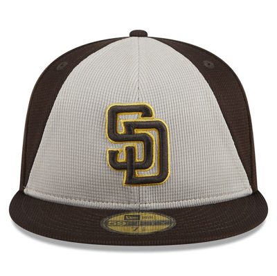 Shop New Era Brown San Diego Padres 2024 Batting Practice 59fifty Fitted Hat