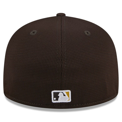 Shop New Era Brown San Diego Padres 2024 Batting Practice 59fifty Fitted Hat