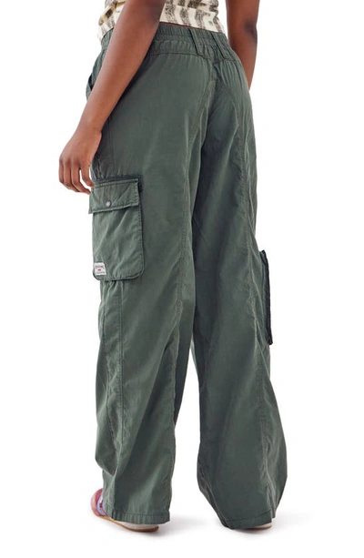 Shop Bdg Urban Outfitters Y2k Cotton Cargo Pants In Sage