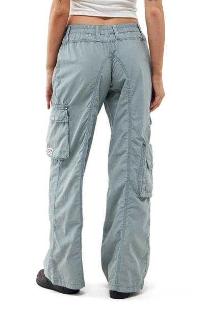 Shop Bdg Urban Outfitters Y2k Cotton Cargo Pants In Slate Blue