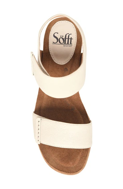 Söfft Verdi Ii Wedge Sandal In Tapioca