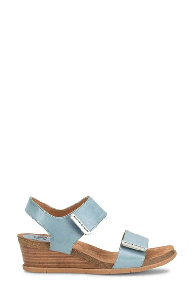 Shop Söfft Verdi Ii Wedge Sandal In Teal