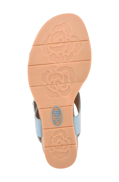 Söfft Verdi Ii Wedge Sandal In Teal