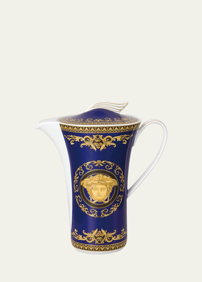 Shop Versace Medusa Blue Coffee Pot