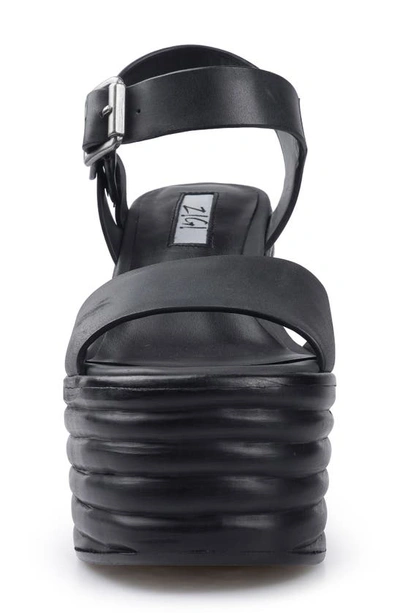 Shop Zigi Sadira Platform Sandal In Black Leather