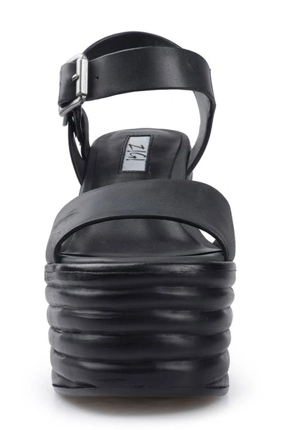 Zigi Sadira Platform Sandal In Black Leather