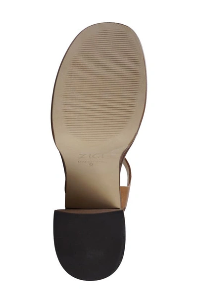 Shop Zigi Sadira Platform Sandal In Tan Leather