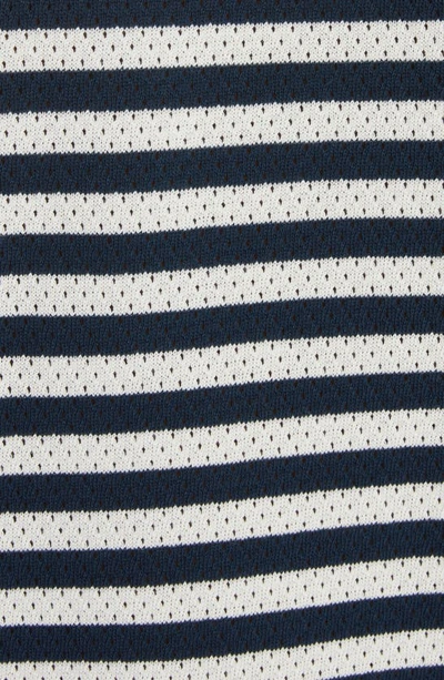 Moncler Striped Short-sleeve T-shirt In White