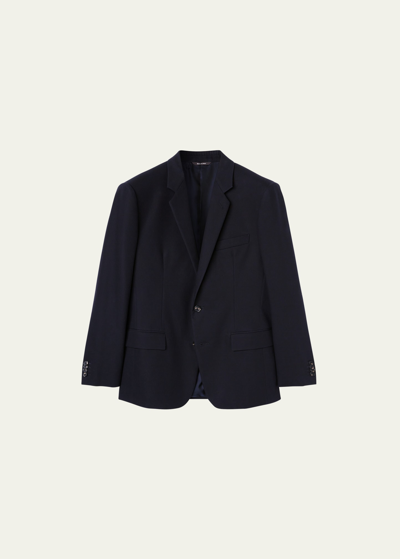 Shop Loro Piana Men's Cotton-wool Modern Fit Suit In Blue Navy