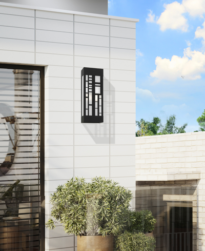 Livex Malmo 2 Light Outdoor Ada Sconce In Textured Black
