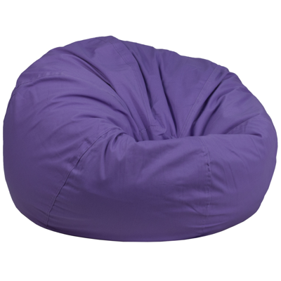 Shop Flash Furniture Oversized Solid Purple Bean Bag Chair