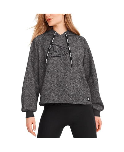 Dkny Sport Women's Black Washington Commanders Debbie Dolman Raglan Pullover Hoodie Sweatshirt In Black