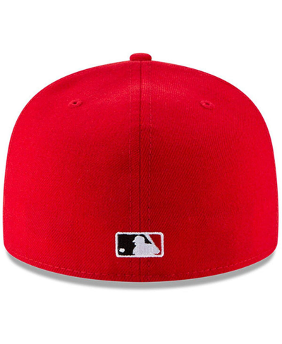 New Era Men's  Red Cincinnati Reds 1990 World Series Wool 59fifty Fitted Hat In Red