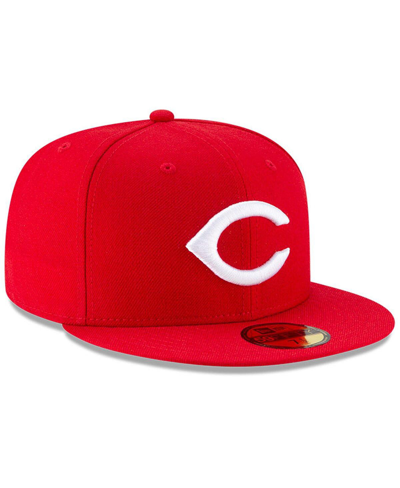 New Era Men's  Red Cincinnati Reds 1990 World Series Wool 59fifty Fitted Hat In Red