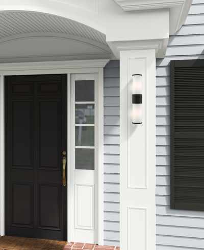 Livex Norfolk 2 Light Outdoor Wall Lantern In Textured Black