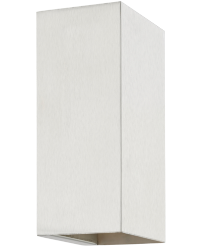 Livex Derby 1 Light Outdoor And Indoor Ada Medium Sconce In Brushed Nickel