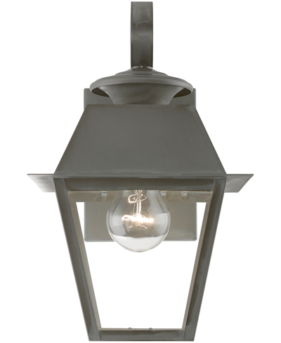 Livex Wentworth 1 Light Outdoor Small Wall Lantern In Charcoal