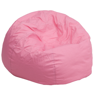 Shop Flash Furniture Oversized Solid Light Pink Bean Bag Chair