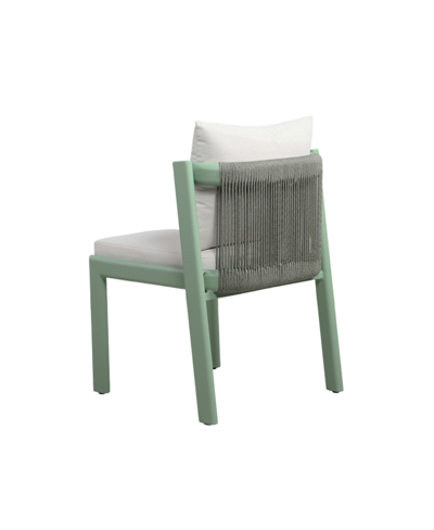 Shop Tov Furniture 1 Pc. Olefin Outdoor Dining Chair In Green