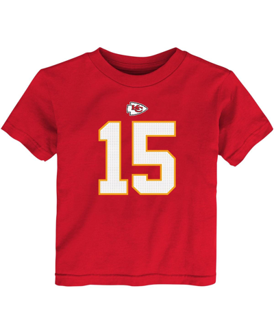 Shop Nike Toddler Boys And Girls  Patrick Mahomes Red Kansas City Chiefs Player Name And Number T-shirt