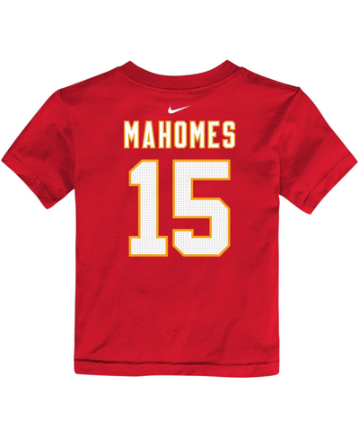 Nike Toddler Boys And Girls  Patrick Mahomes Red Kansas City Chiefs Player Name And Number T-shirt In Red