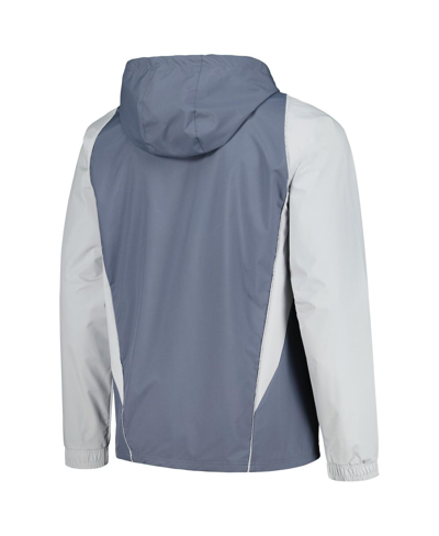 Shop Adidas Originals Men's Adidas Gray Philadelphia Union 2024 All-weather Raglan Full-zip Jacket