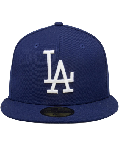 Shop New Era Men's  Navy Los Angeles Dodgers Cooperstown Collection Wool 59fifty Fitted Hat