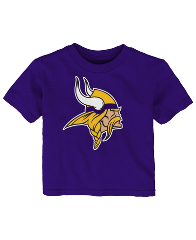 Outerstuff Toddler Boys And Girls Purple Minnesota Vikings Primary Logo T-shirt In Purple