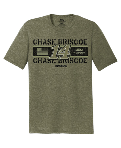 Shop Stewart-haas Racing Team Collection Men's  Green Chase Briscoe Flag Tri-blend T-shirt