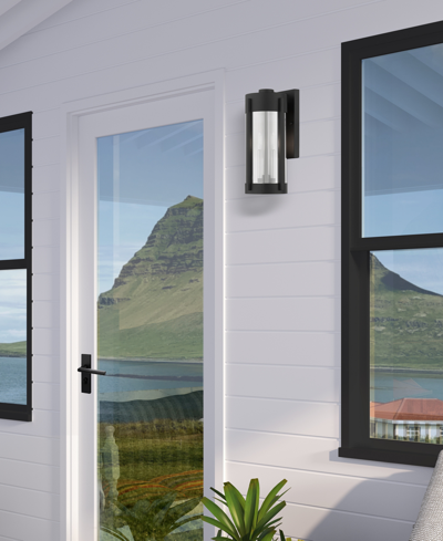 Livex Sheridan 2 Light Outdoor Wall Lantern In Black
