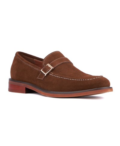 Vintage Foundry Co Men's Acton Suede Dress Loafers In Tan
