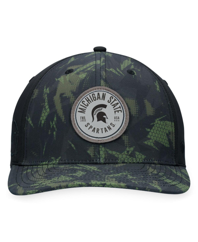 Shop Top Of The World Men's  Black Michigan State Spartans Oht Military-inspired Appreciation Camo Render