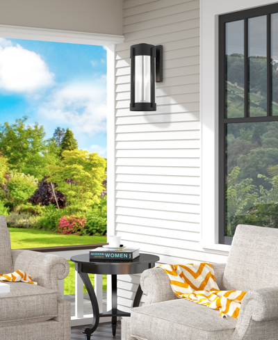 Shop Livex Sheridan 3 Light Outdoor Wall Lantern In Black