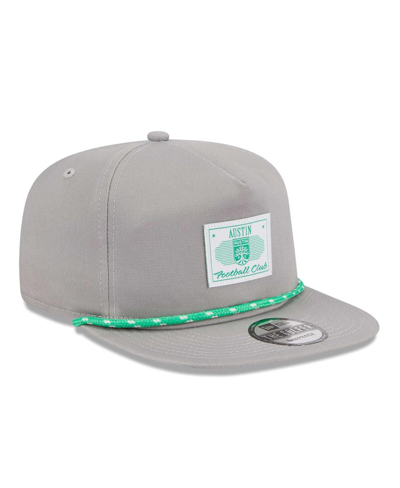 New Era Men's  Gray Austin Fc Established Patch 9forty A-frame Trucker Adjustable Hat In Gray