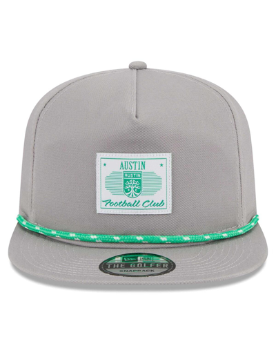 Shop New Era Men's  Gray Austin Fc Established Patch 9forty A-frame Trucker Adjustable Hat