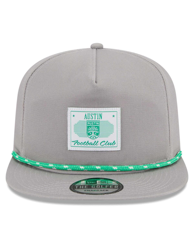 New Era Men's  Gray Austin Fc Established Patch 9forty A-frame Trucker Adjustable Hat In Gray