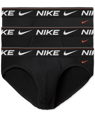 Shop Nike Men's 3-pk. Dri-fit Ultra Comfort Briefs In Black