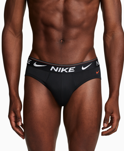 Shop Nike Men's 3-pk. Dri-fit Ultra Comfort Briefs In Black
