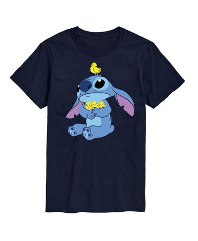 Shop Airwaves Men's Lilo And Stitch Short Sleeve T-shirts In Blue