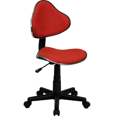 Shop Flash Furniture Red Fabric Ergonomic Swivel Task Chair